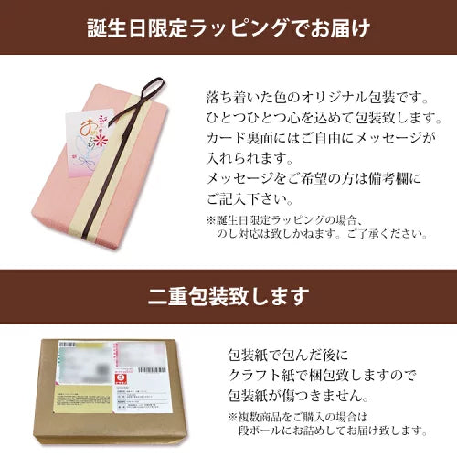 《誕生日プレゼントに》和菓子7種詰め合わせ『なつなないろ』
