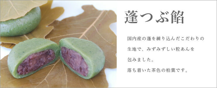 端午の節句 かしわ餅 6個入(小豆こし餡・つぶ餡)