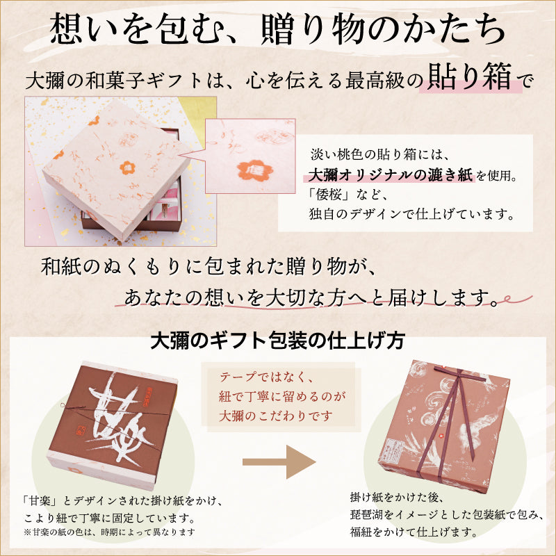 迎春菓詰め合わせ しるべ5個近江商人6個干支菓ひのえ午1棹