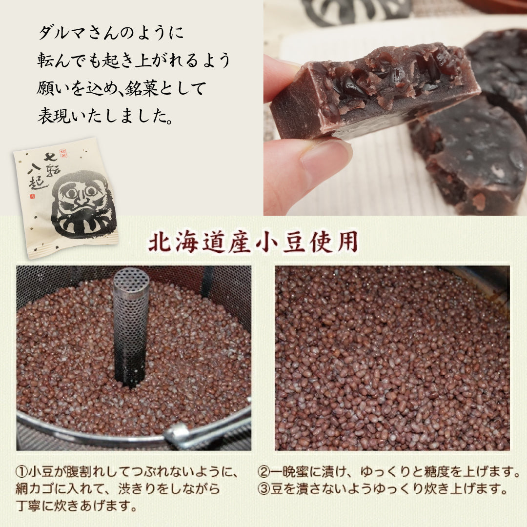 迎春菓詰め合わせ 七転八起5個近江商人6個干支菓ひのと未1棹