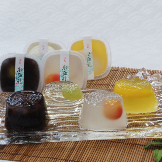 氷面鏡4種(栗大納言・甘夏・さくらんぼう・ぶどう各1個)※店頭受け取り専用品