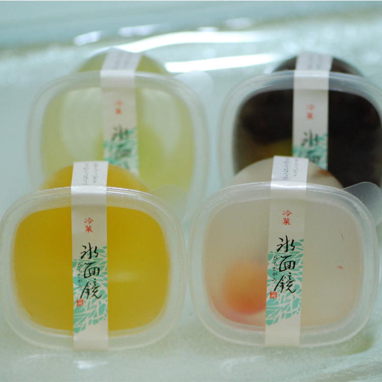 氷面鏡4種(栗大納言・甘夏・さくらんぼう・ぶどう各1個)※店頭受け取り専用品